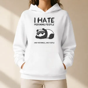 Official Original I Hate Morning People Hoodie