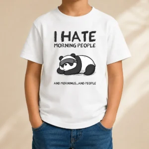 Official Original I Hate Morning People Kids T-Shirt