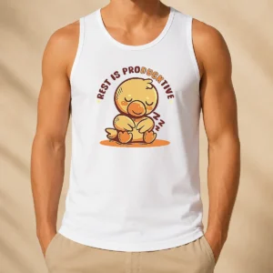 Official Resting Duck Rest Is Producktive Tank Top