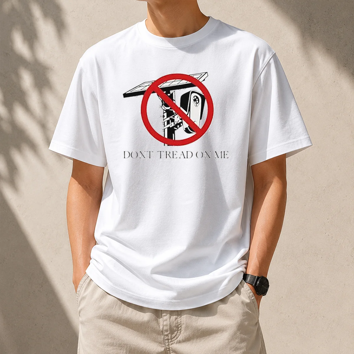 Official Surveillance Camera Solar Power Gadsden Shirt Official Surveillance Camera Solar Power Gadsden Shirt