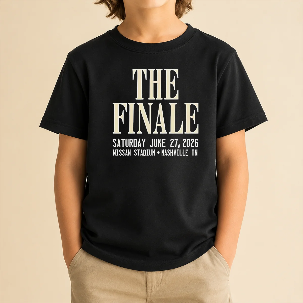 Official The Finale Saturday June 27 2026 Nissan Stadium Nashville TN Kids T-Shirt