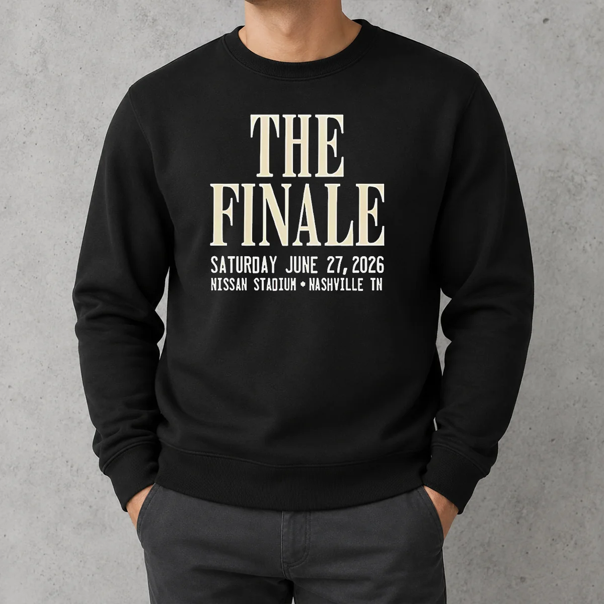 Official The Finale Saturday June 27 2026 Nissan Stadium Nashville TN Sweater
