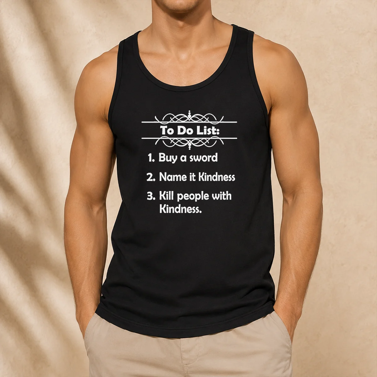 Official To Do List Kill People With Kindness Tank Top