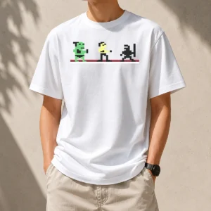 Official Top Commodore 64 t shirt in classic fit with retro computer graphic on front