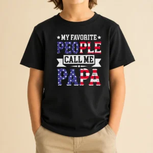 Original My Favorite People Call Me Papa Kids T-Shirt