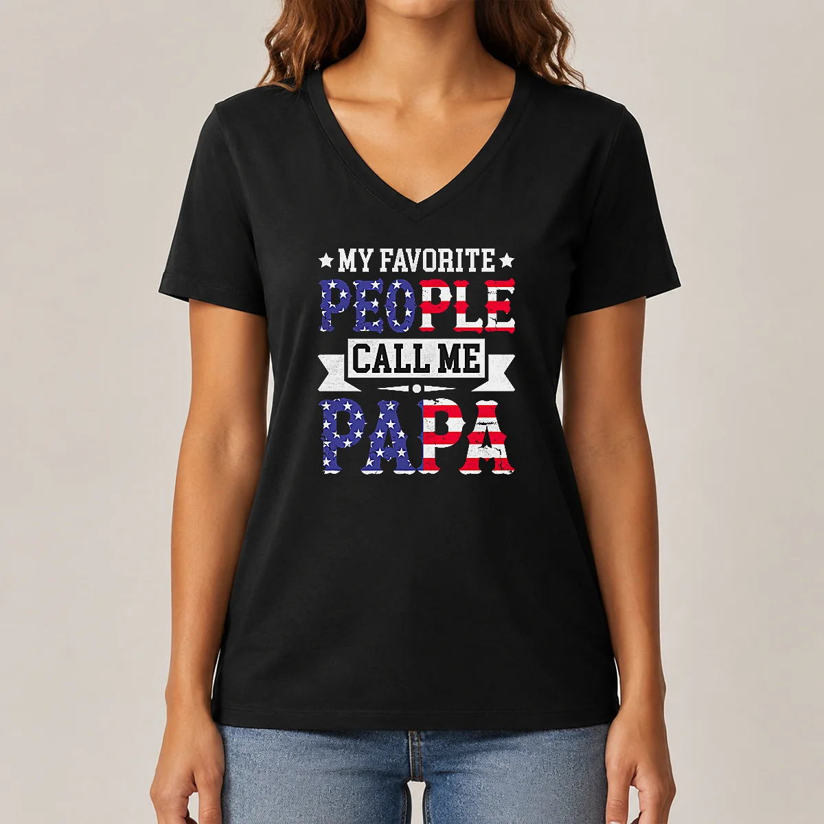 Original My Favorite People Call Me V-Neck Shirt Original My Favorite People Call Me V-Neck Shirt