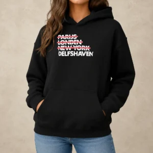 Original Parijs Londen New York Delfshaven Hoodie