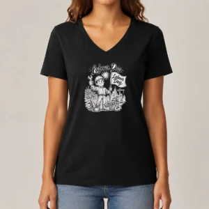 Original Proud Worker Labour Day Celebration Sketch V-Neck Shirt