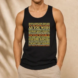 Original The Princess Bride Movie Quotes Collage Tank Top