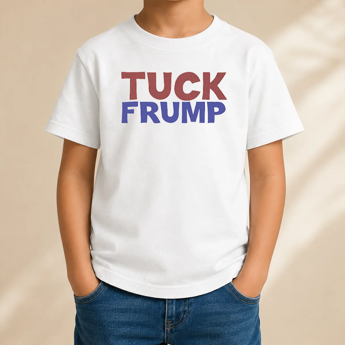 Original Tuck Frump Political Satire Kids T-Shirt