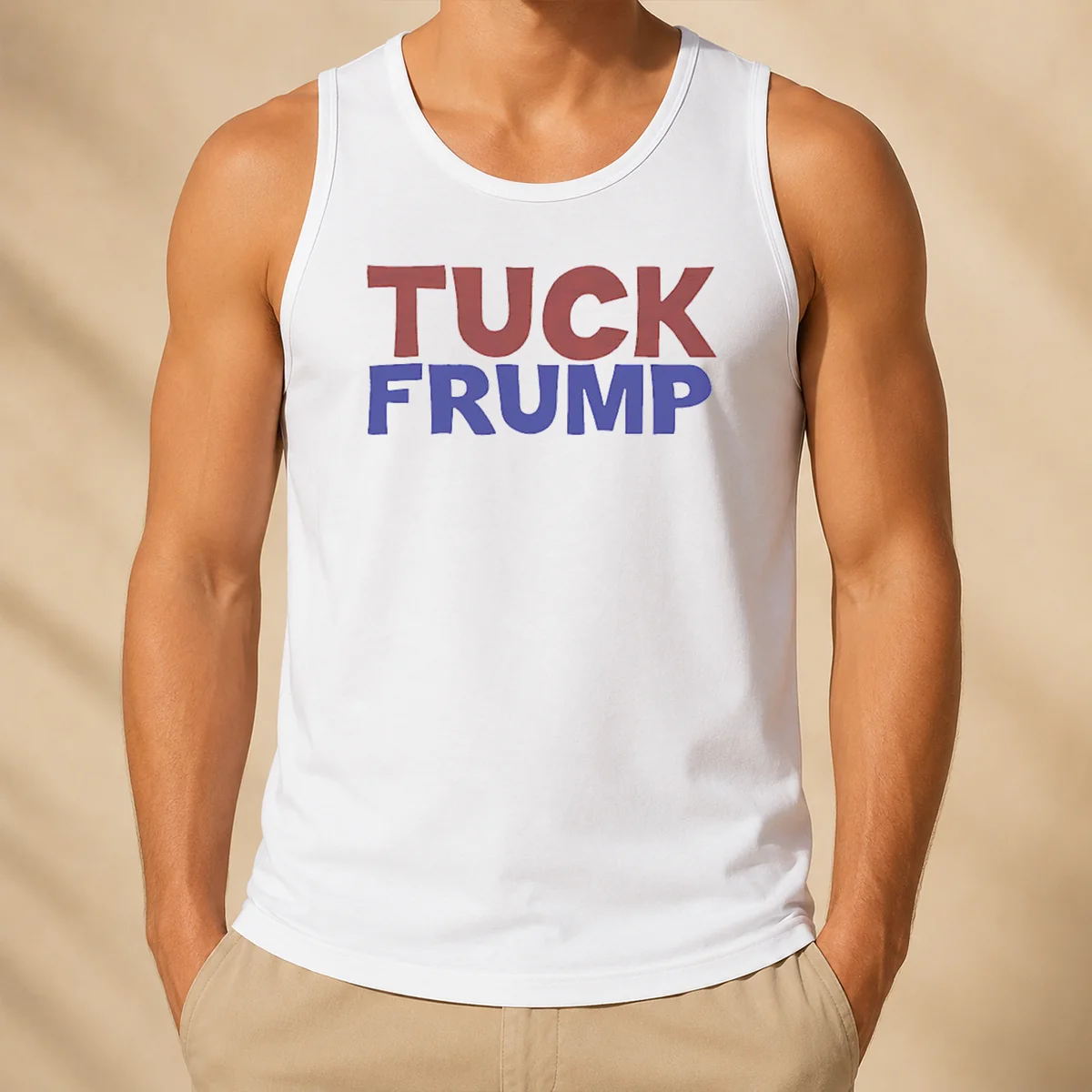 Original Tuck Frump Political Satire Tank Top