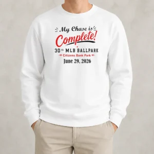 Premium Brandon Vickrey Wearing My Chase Is Complete 30th Ballpark Sweater