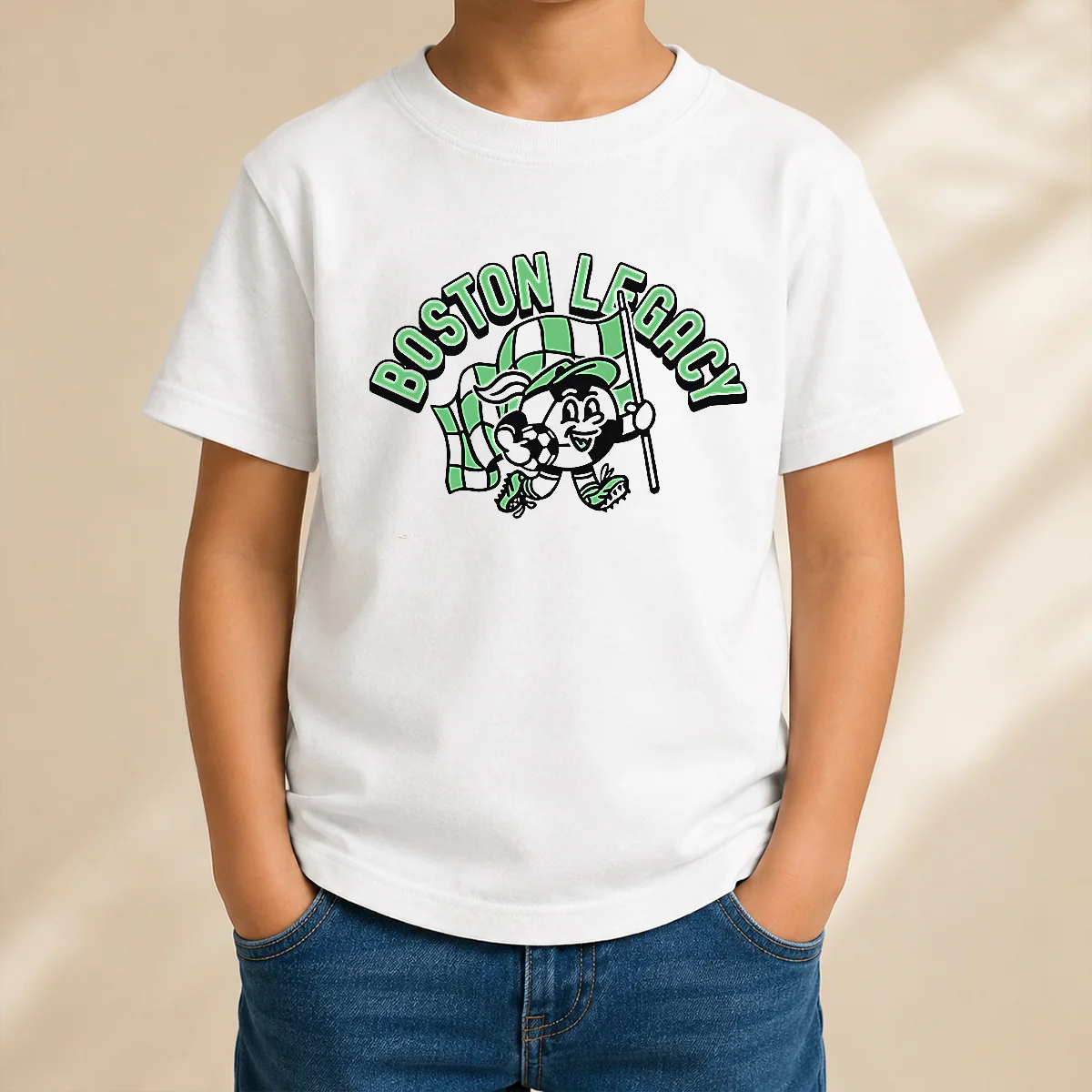 Premium Hot Kid'S Boston Legacy Soccer Player Ash Kids T-Shirt