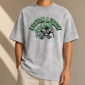 Premium Hot Kid'S Boston Legacy Soccer Player Ash Washed T-Shirt