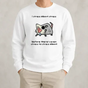 Premium Opossum I Stress About Stress Before There Is Even Stress To Stress About Sweater