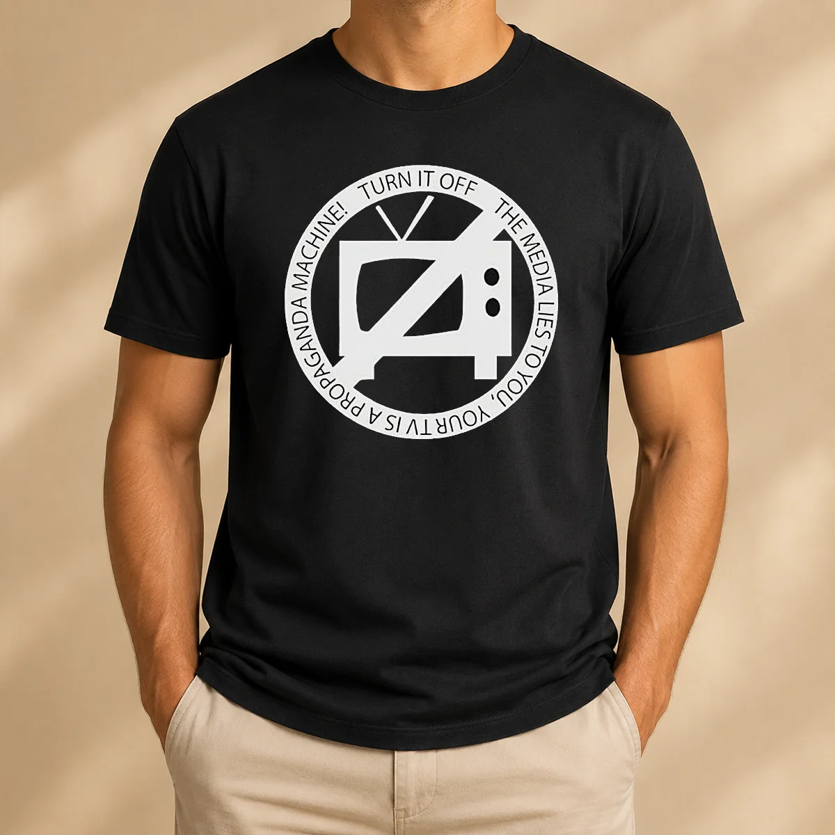 Premium Turn It Off The Media Shirt Premium Turn It Off The Media Shirt