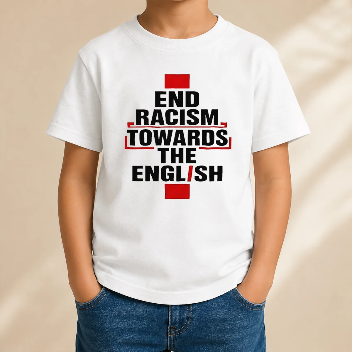 Pretty Awesome End Racism Towards The English Kids T-Shirt