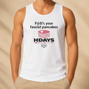 Pretty Fck Your Fascist Pancakes Kdays Pancake Breakfast Tank Top
