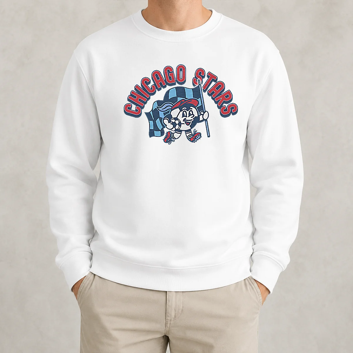 Pretty Good Kid'S Chicago Stars FC Soccer Player Blue Sweater