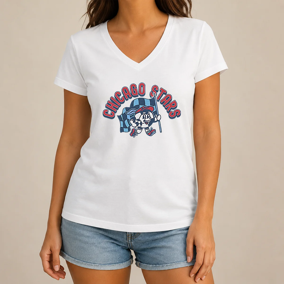 Pretty Good Kid'S Chicago Stars FC V-Neck Shirt Pretty Good Kid'S Chicago Stars FC V-Neck Shirt