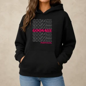 Pretty Goooaaalll Portugal Soccer Fan Apparel Goal Hoodie