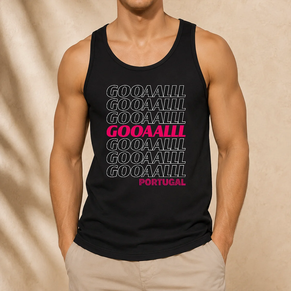 Pretty Goooaaalll Portugal Soccer Fan Apparel Goal Tank Top