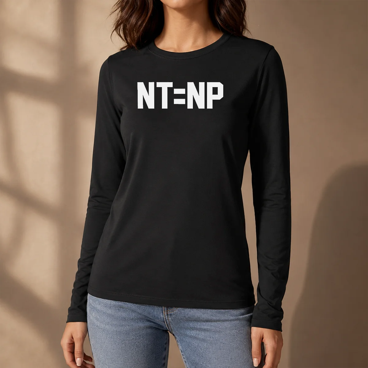 Pretty NT Equals NP Long Sleeve Shirt