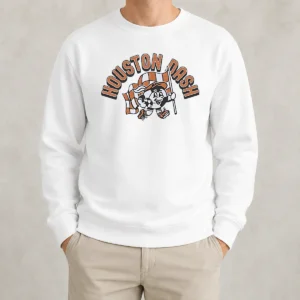Top Funny Houston Dash Mascot Soccer Ball Character Sweater