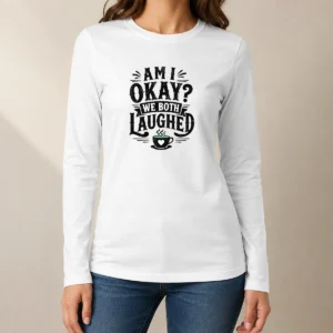 Top Good Halloween Coffee Quote Silhouette Long Sleeve Shirt