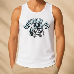 Top Nice Kid'S Gotham FC Soccer Player Grey Tank Top