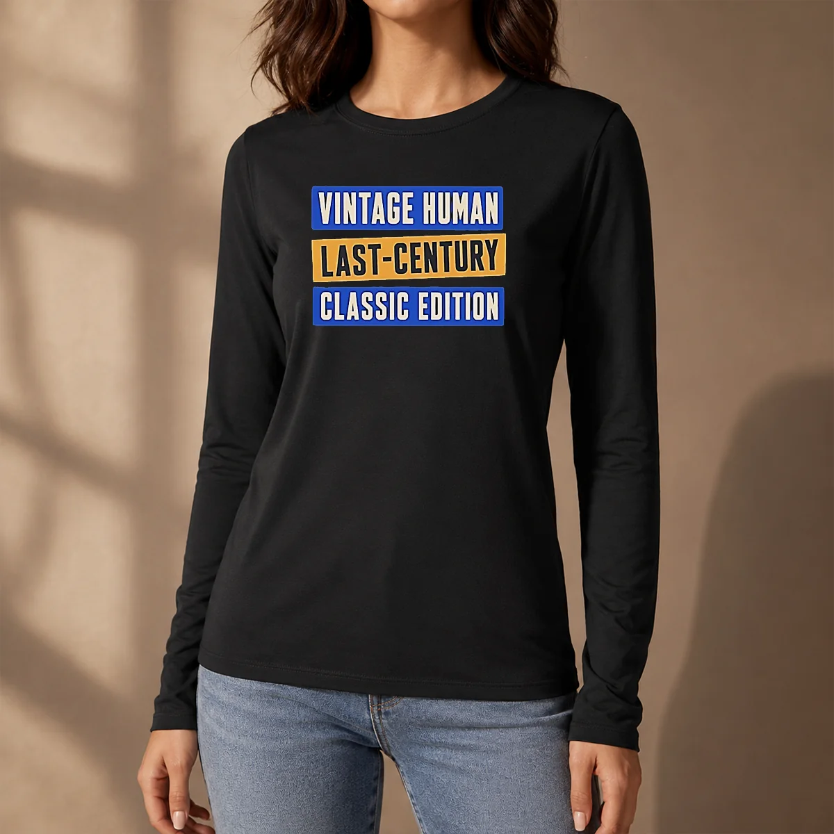 Top Official Vintage Human Last Century Classic Edition Long Sleeve Shirt