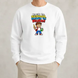 Top Pretty Back To School Pixel Sweater