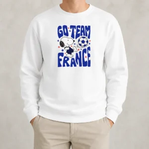 Top Snoopy France Go Team France World Cup 2026 Sweater